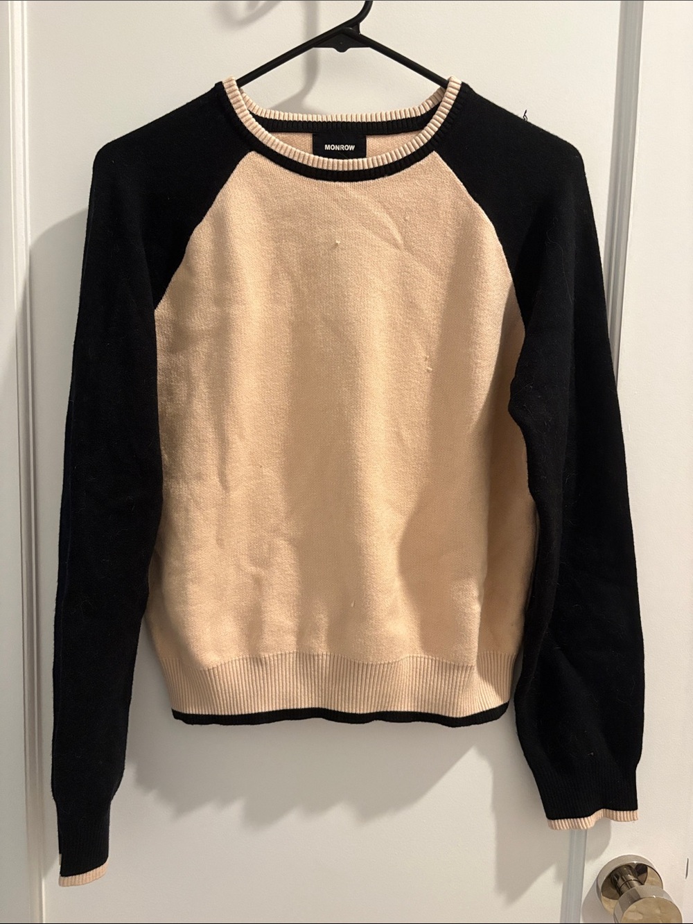 Monrow Super Soft Color Block Knit